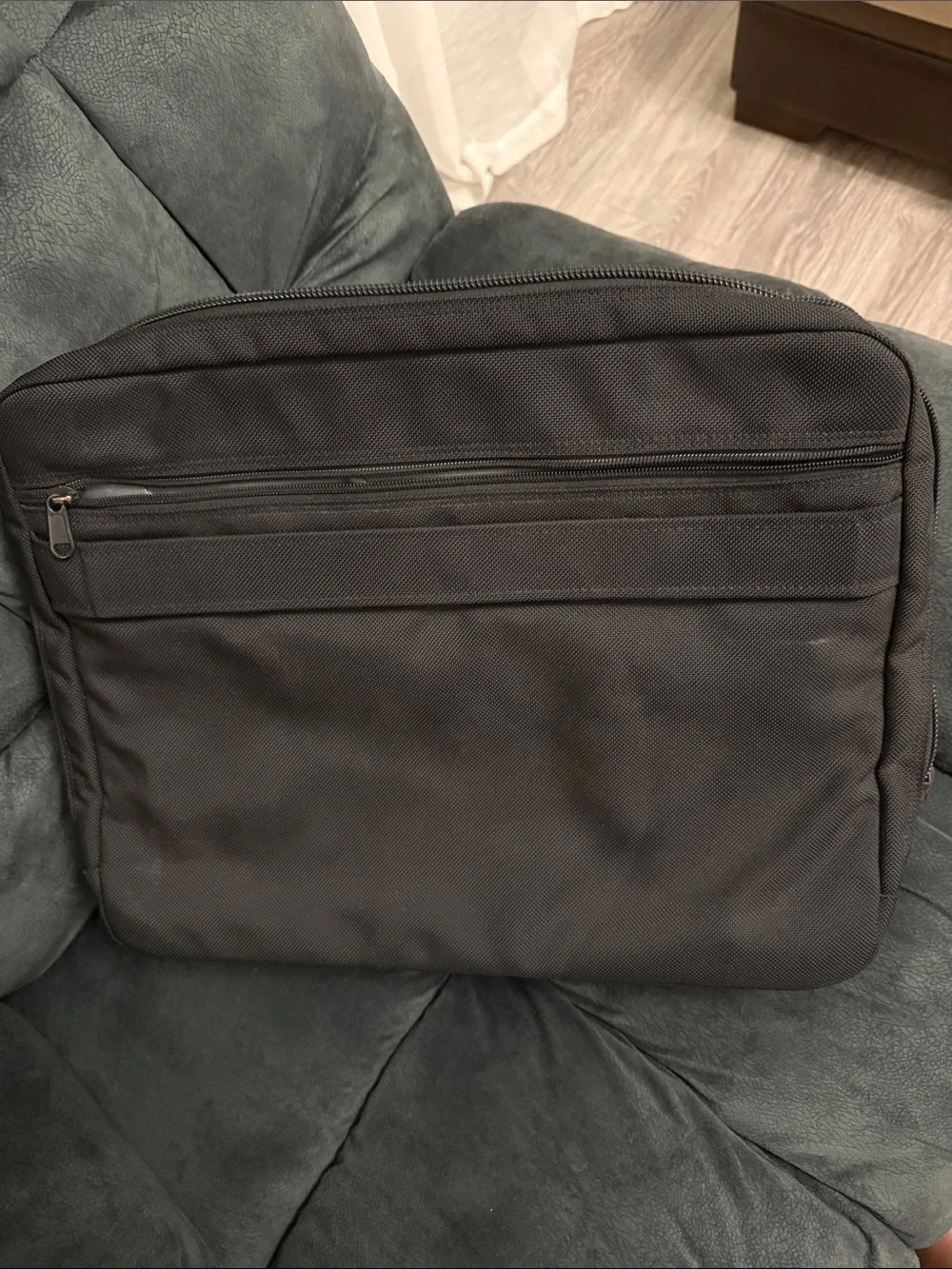 Classic Black Men's Briefcase Laptop Bag